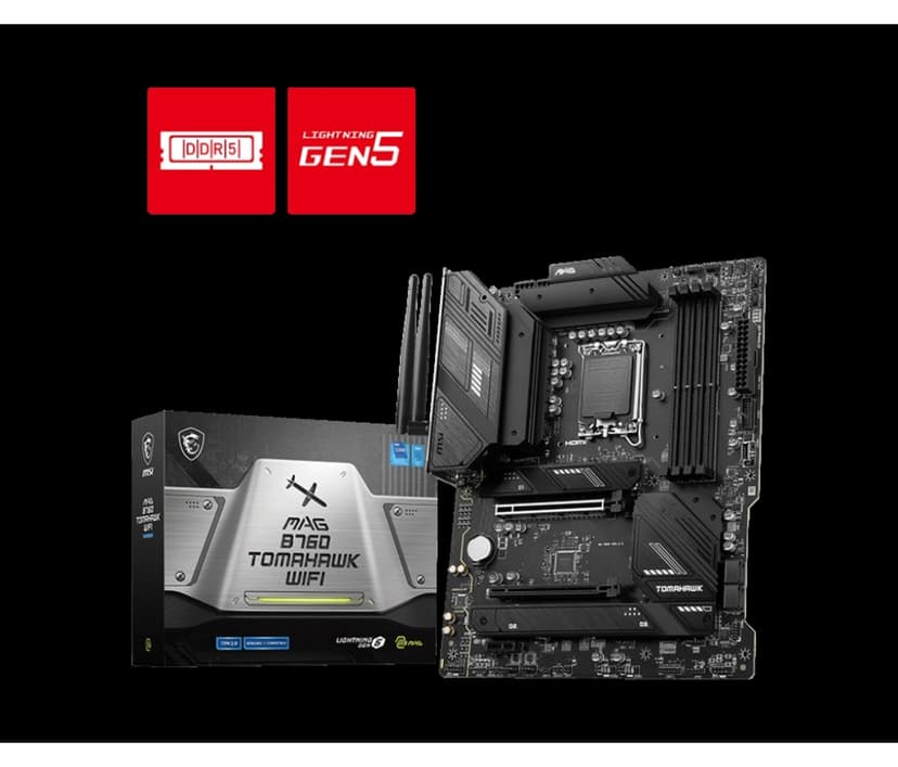 مادربرد گیمینگ MSI ATX DDR5 مدل MAG B760 TOMAHAWK WIFI مادربرد گیمینگ MSI ATX DDR5 مدل MAG B760 TOMAHAWK WIFI