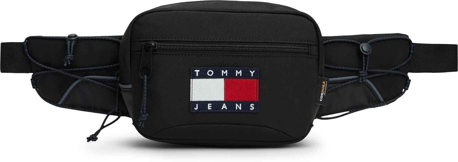 کیف کمری مردانه Tommy Hilfiger مشکی با لوگوی برند مدل AM0AM13872 BDS کیف کمری مردانه Tommy Hilfiger مشکی با لوگوی برند مدل AM0AM13872 BDS