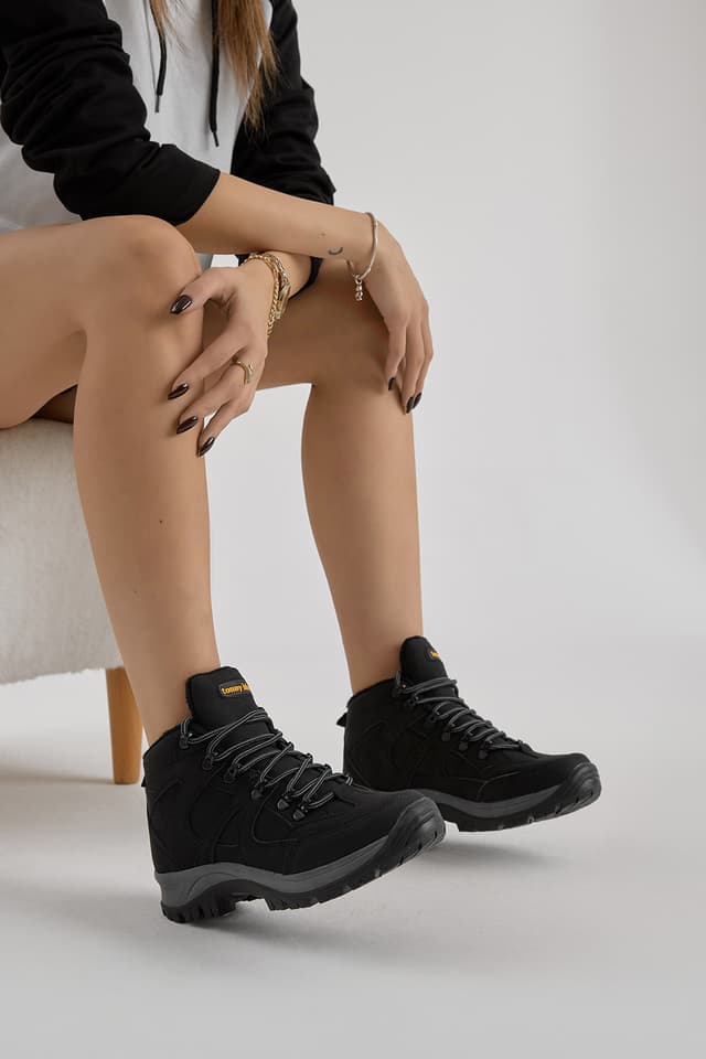 بوت ترکینگ یونیسکس مشکی Tonny Black مدل V2rts بوت ترکینگ یونیسکس مشکی Tonny Black مدل V2rts