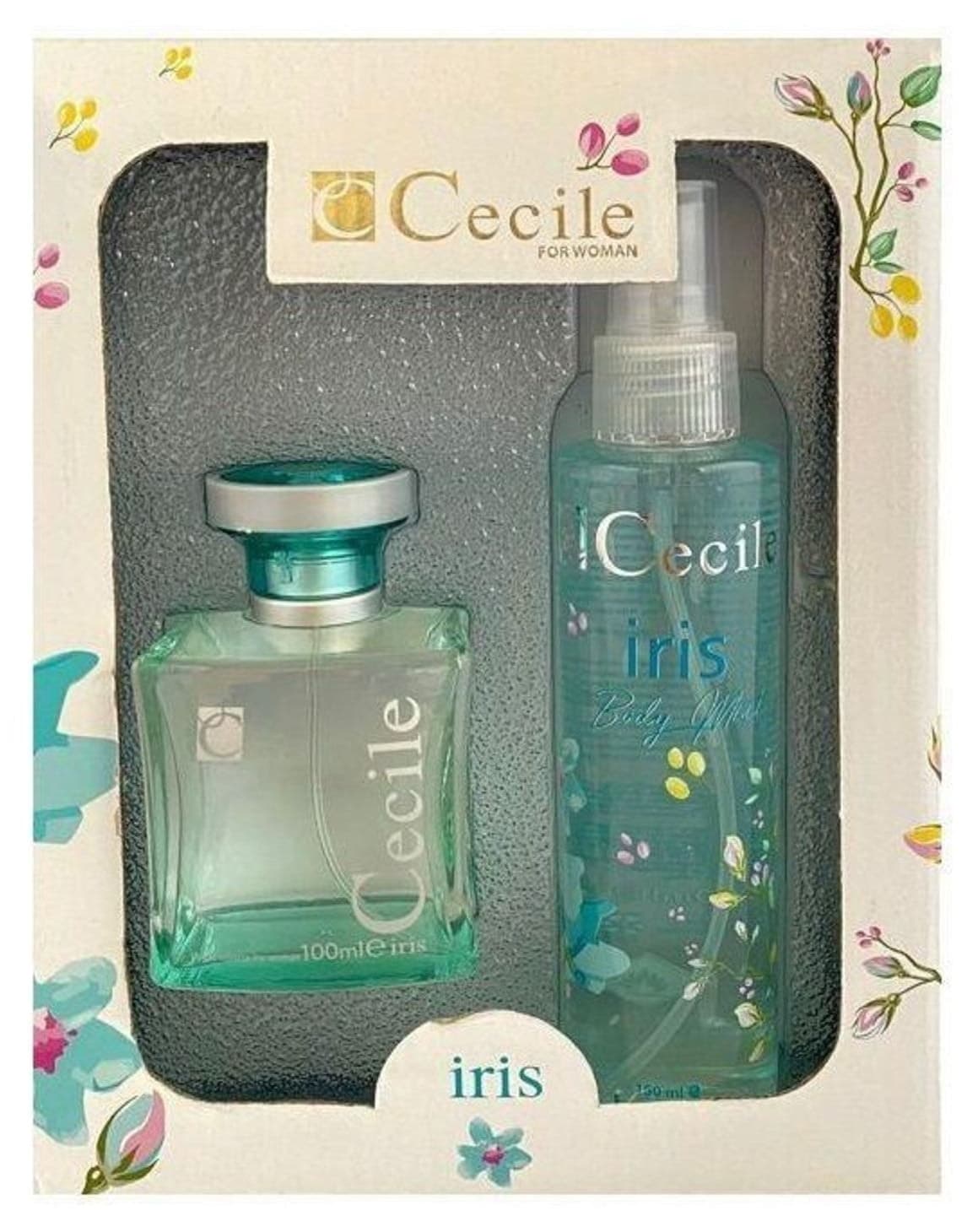 ست عطر زنانه Cecile Iris 100ml و 150ml ست عطر زنانه Cecile Iris 100ml و 150ml