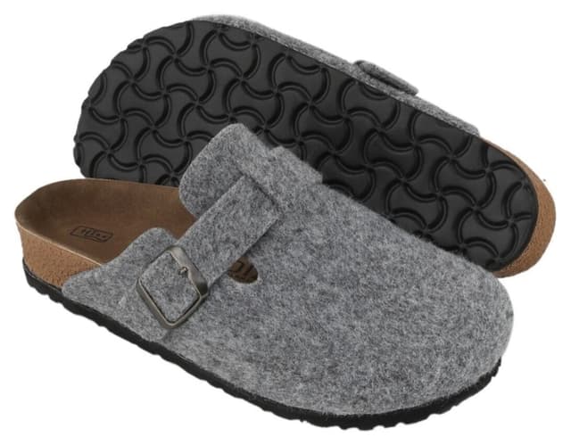 دمپایی خانگی یونیسکس YILDIZ SHOES زمستانی جلوبسته نمدی خاکستری دمپایی خانگی یونیسکس YILDIZ SHOES زمستانی جلوبسته نمدی خاکستری