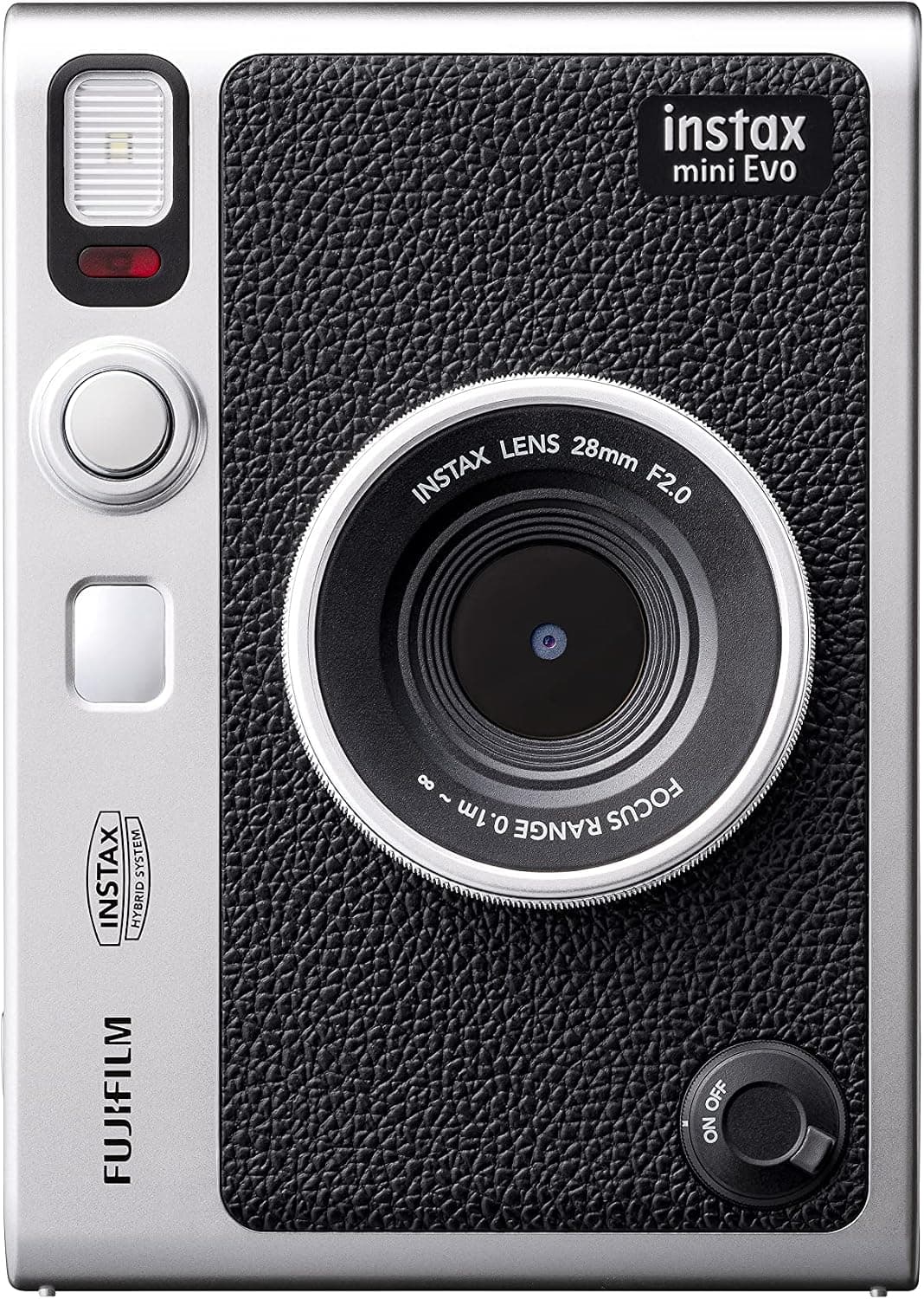 دوربین چاپ فوری هیبریدی Fujifilm Instax مدل Mini Evo همراه با 20 شات و کیف مشکی دوربین چاپ فوری هیبریدی Fujifilm Instax مدل Mini Evo همراه با 20 شات و کیف مشکی