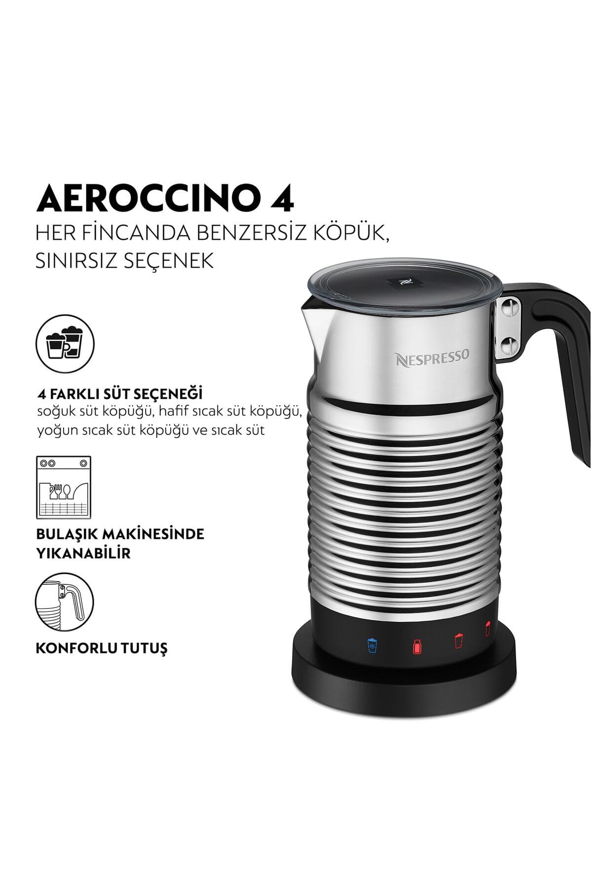 دستگاه کفساز شیر Nespresso تیتانیومی مدل Aeroccino 4 4194 دستگاه کفساز شیر Nespresso تیتانیومی مدل Aeroccino 4 4194