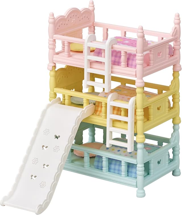 ست تختخواب سهطبقه عروسکی Sylvanian Families مدل 5741 ست تختخواب سهطبقه عروسکی Sylvanian Families مدل 5741