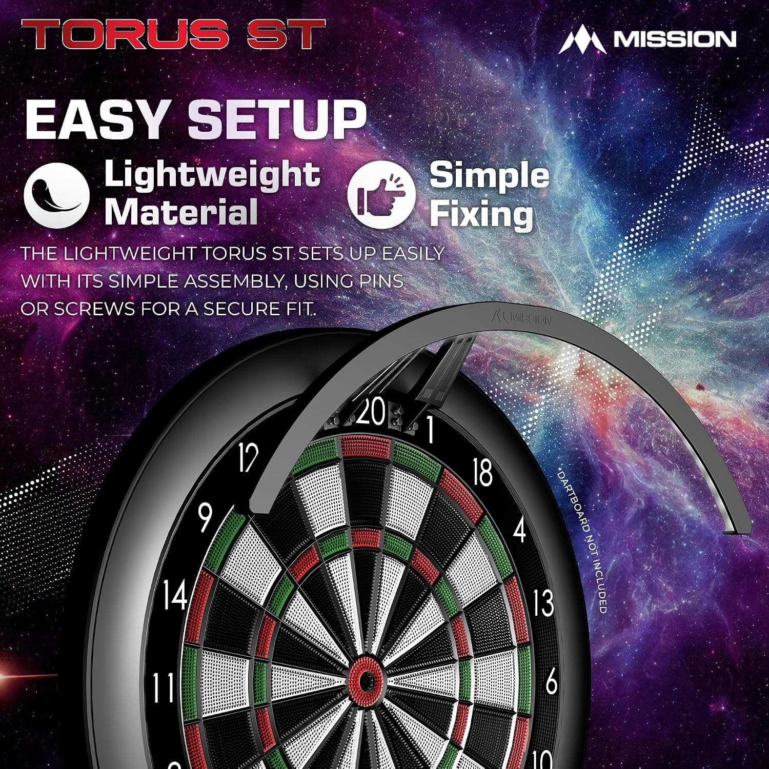 چراغ LED صفحه دارت Mission Darts مناسب دارتهای الکترونیکی و نوکنرم مشکی مدل TOR-ST چراغ LED صفحه دارت Mission Darts مناسب دارتهای الکترونیکی و نوکنرم مشکی مدل TOR-ST