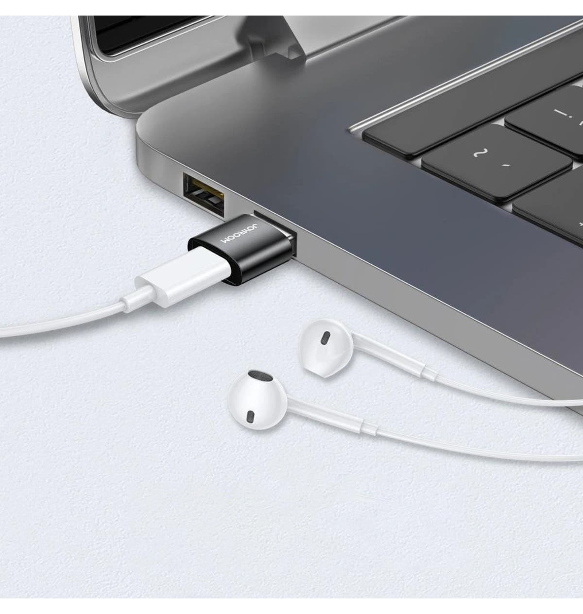 آداپتور Joyroom USB به Type-C مشکی مدل S-H152 آداپتور Joyroom USB به Type-C مشکی مدل S-H152