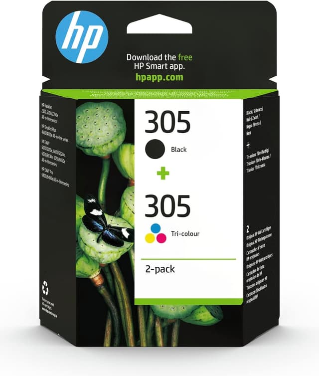 کارتریج جوهر مشکی و سهرنگ HP مدل 6ZD17AE بسته ۲ عددی کارتریج جوهر مشکی و سهرنگ HP مدل 6ZD17AE بسته ۲ عددی