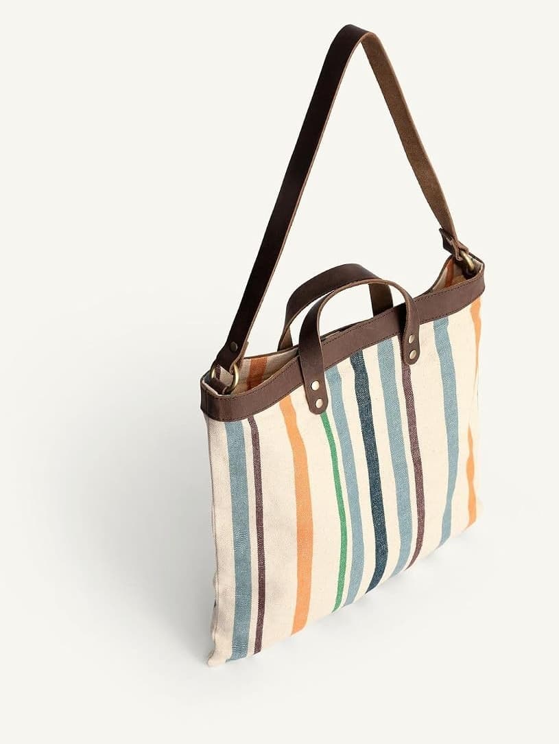 کیف دستی توت زنانه ZARA چرمی خالدار سایز استاندارد کیف دستی توت زنانه ZARA چرمی خالدار سایز استاندارد
