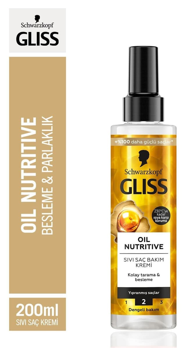 کرم مغذی مراقبت از مو برای موهای آسیبدیده Gliss Oil Nutritive حاوی Omega 9 و روغن Marula 200 ml کرم مغذی مراقبت از مو برای موهای آسیبدیده Gliss Oil Nutritive حاوی Omega 9 و روغن Marula 200 ml
