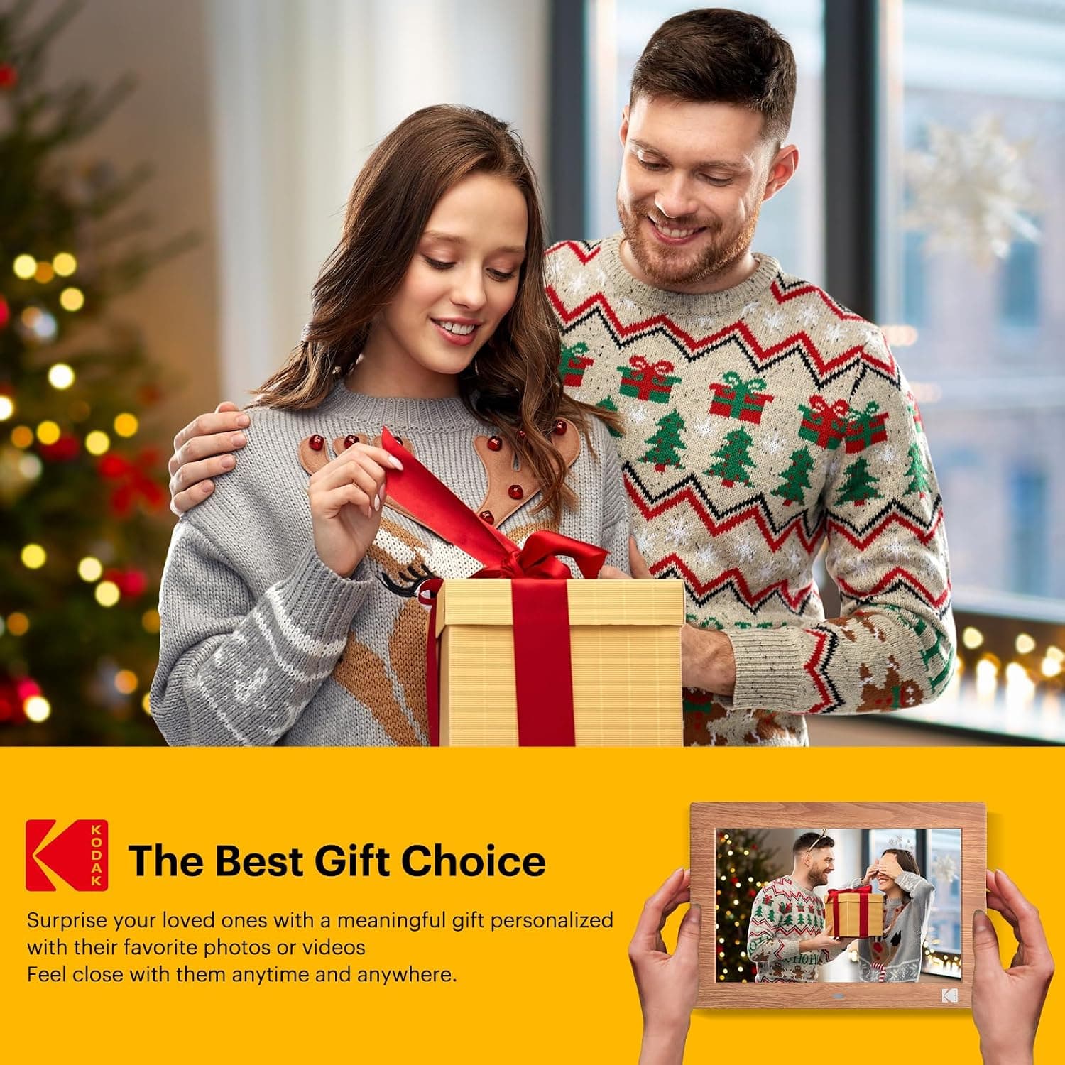 قاب عکس دیجیتال KODAK 10 اینچی بیسیم کنترلدار HD IPS قاب عکس دیجیتال KODAK 10 اینچی بیسیم کنترلدار HD IPS