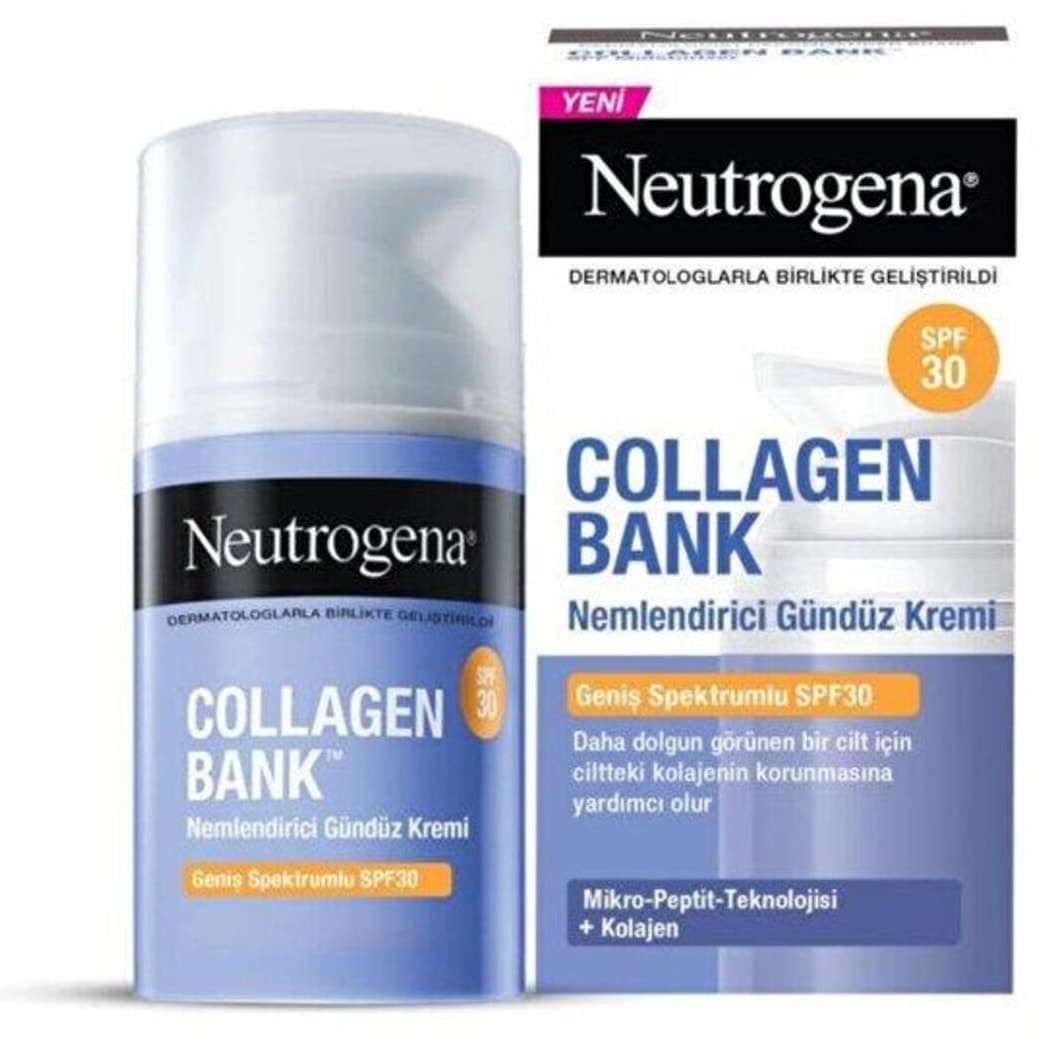 بالم لب حجمدهنده Neutrogena Collagen Bank 12ml و کرم روز مرطوبکننده SPF30 50ml بالم لب حجمدهنده Neutrogena Collagen Bank 12ml و کرم روز مرطوبکننده SPF30 50ml