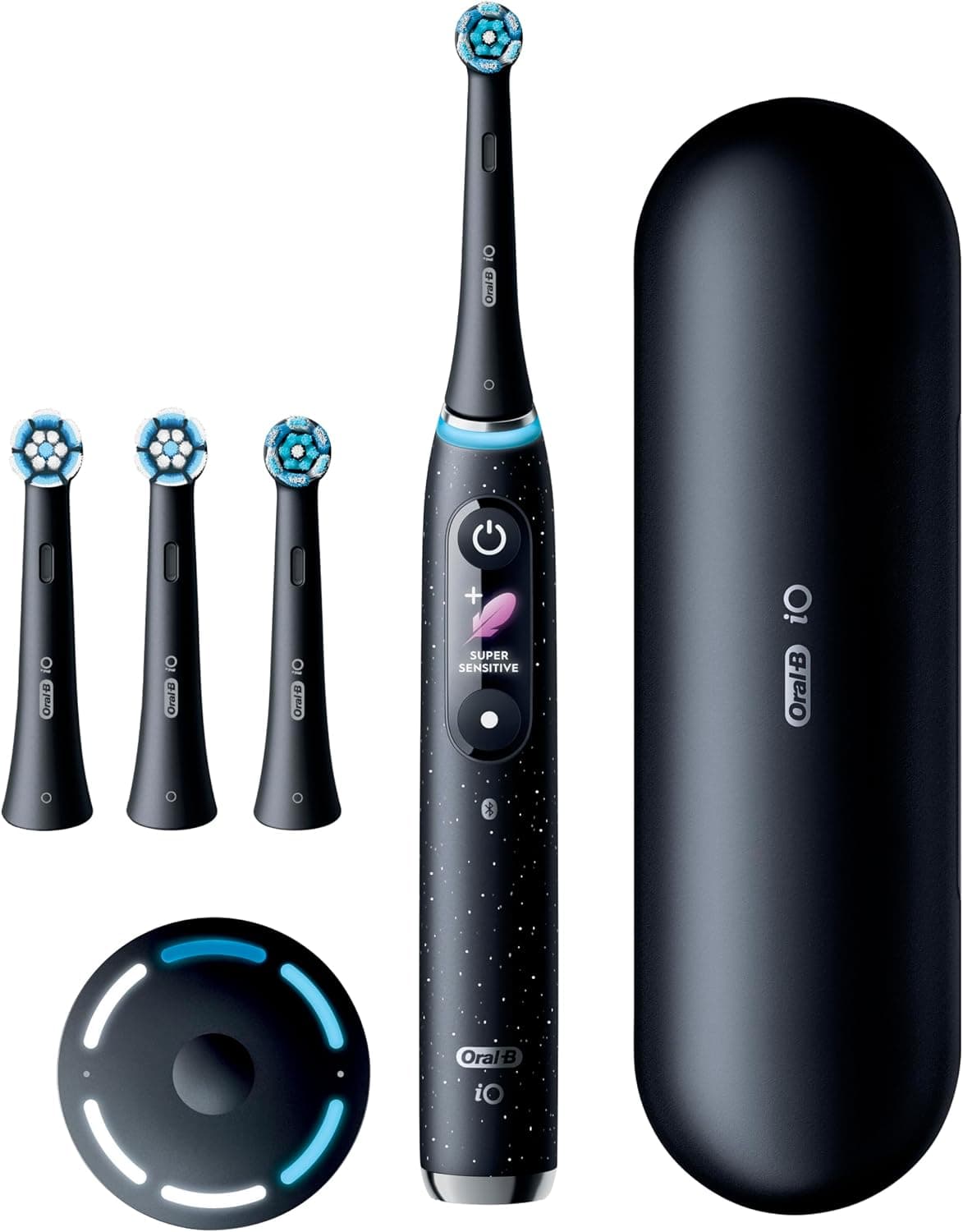 مسواک برقی Oral-B iO Series 10 مشکی کیهانی به همراه 4 سر یدکی مسواک برقی Oral-B iO Series 10 مشکی کیهانی به همراه 4 سر یدکی