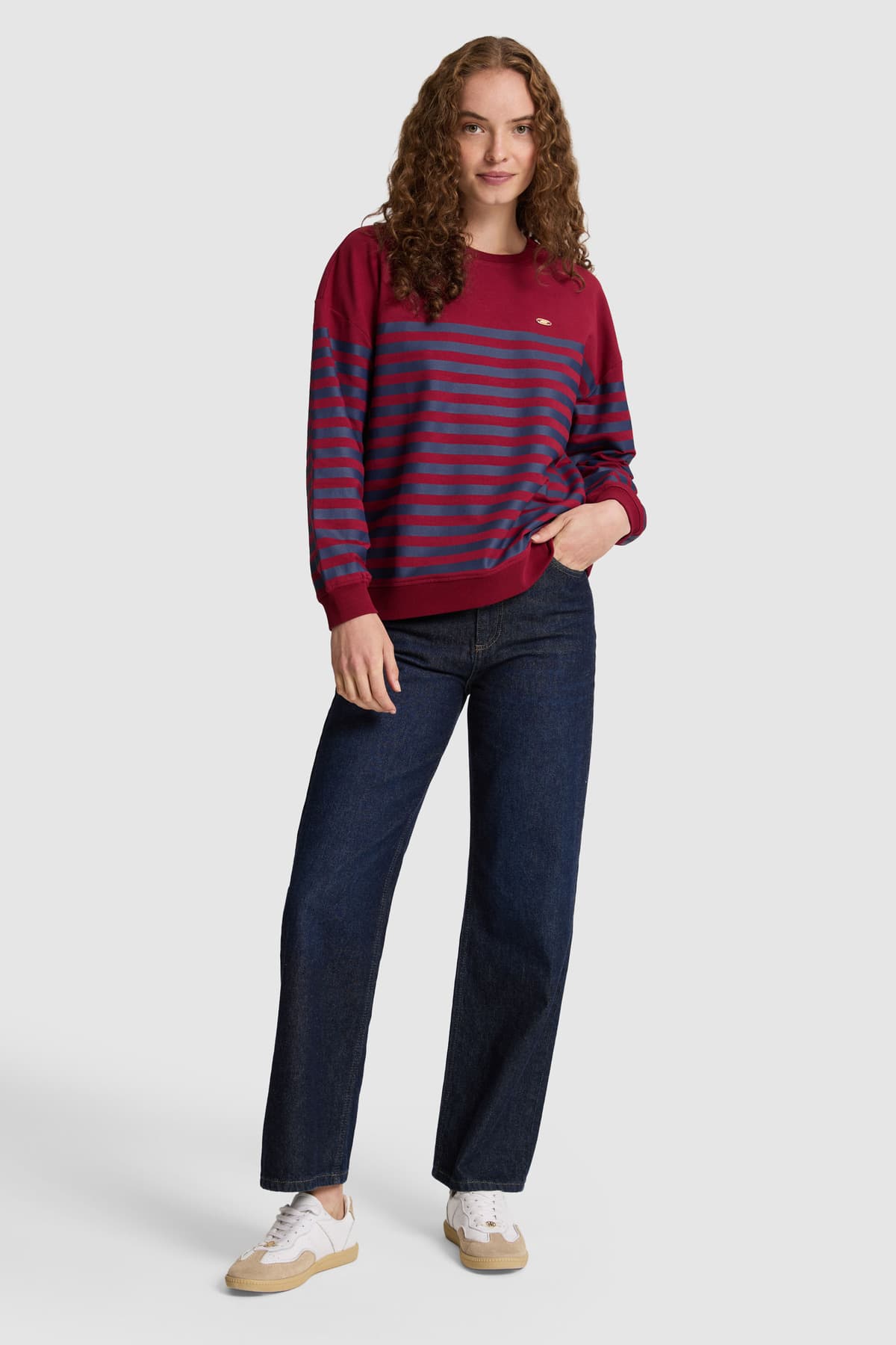 سوئیشرت زنانه U.S. Polo Assn. گیلاسی مدل 50328990-VR223 سوئیشرت زنانه U.S. Polo Assn. گیلاسی مدل 50328990-VR223
