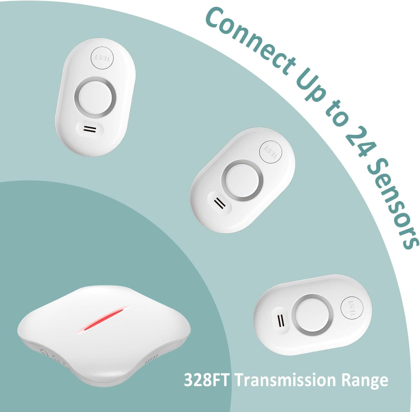 آشکارساز نشتی آب WiFi METAK اعلان اپلیکیشن ۱ گیتوی + ۶ سنسور مدل WD61 آشکارساز نشتی آب WiFi METAK اعلان اپلیکیشن ۱ گیتوی + ۶ سنسور مدل WD61
