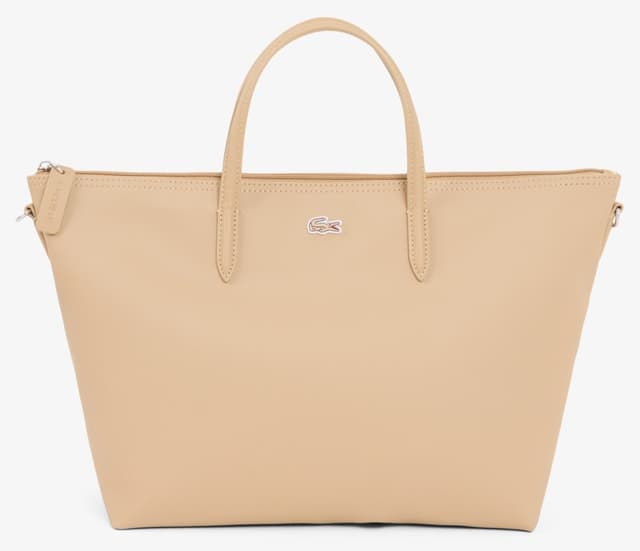کیف دوشی زنانه Lacoste بژ مدل L.12.12 کیف دوشی زنانه Lacoste بژ مدل L.12.12
