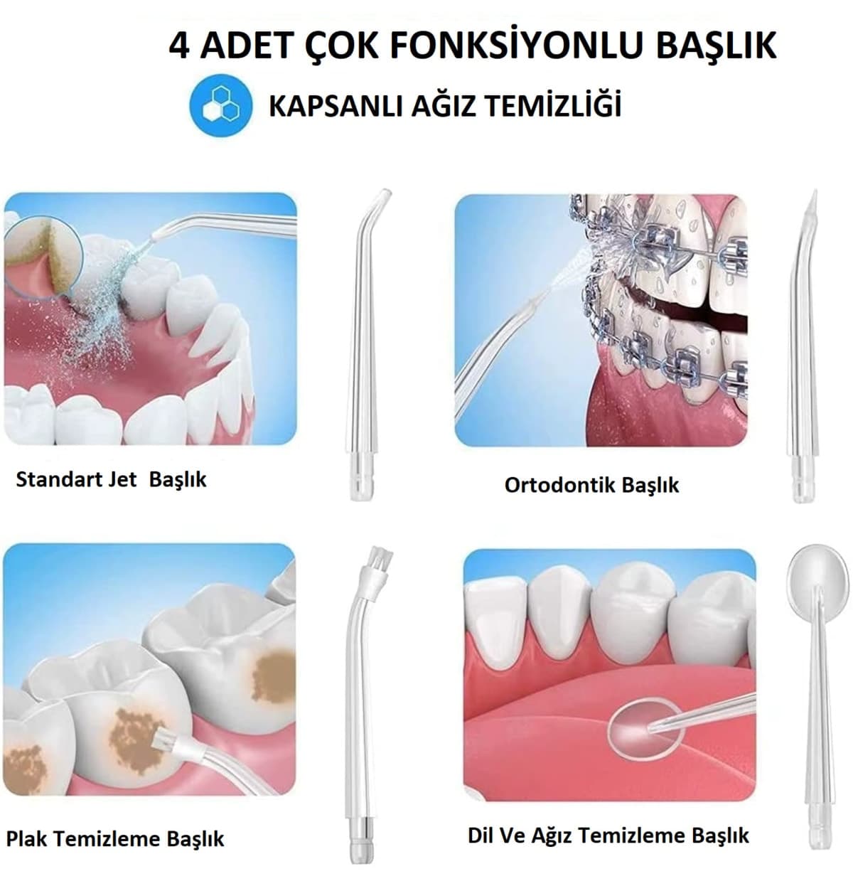 دستگاه شستشوی دهان و دندان قابل شارژ TeknoClass ۴ سر قابل حمل سیاه دستگاه شستشوی دهان و دندان قابل شارژ TeknoClass ۴ سر قابل حمل سیاه