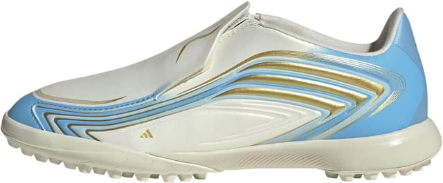 کفش فوتبال چمن مصنوعی بدون بند کودکان adidas مدل F50 Messi League کفش فوتبال چمن مصنوعی بدون بند کودکان adidas مدل F50 Messi League