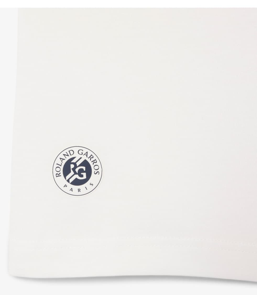 تیشرت مردانه Lacoste فیت ریلکس چاپدار سفید Roland-Garros تیشرت مردانه Lacoste فیت ریلکس چاپدار سفید Roland-Garros