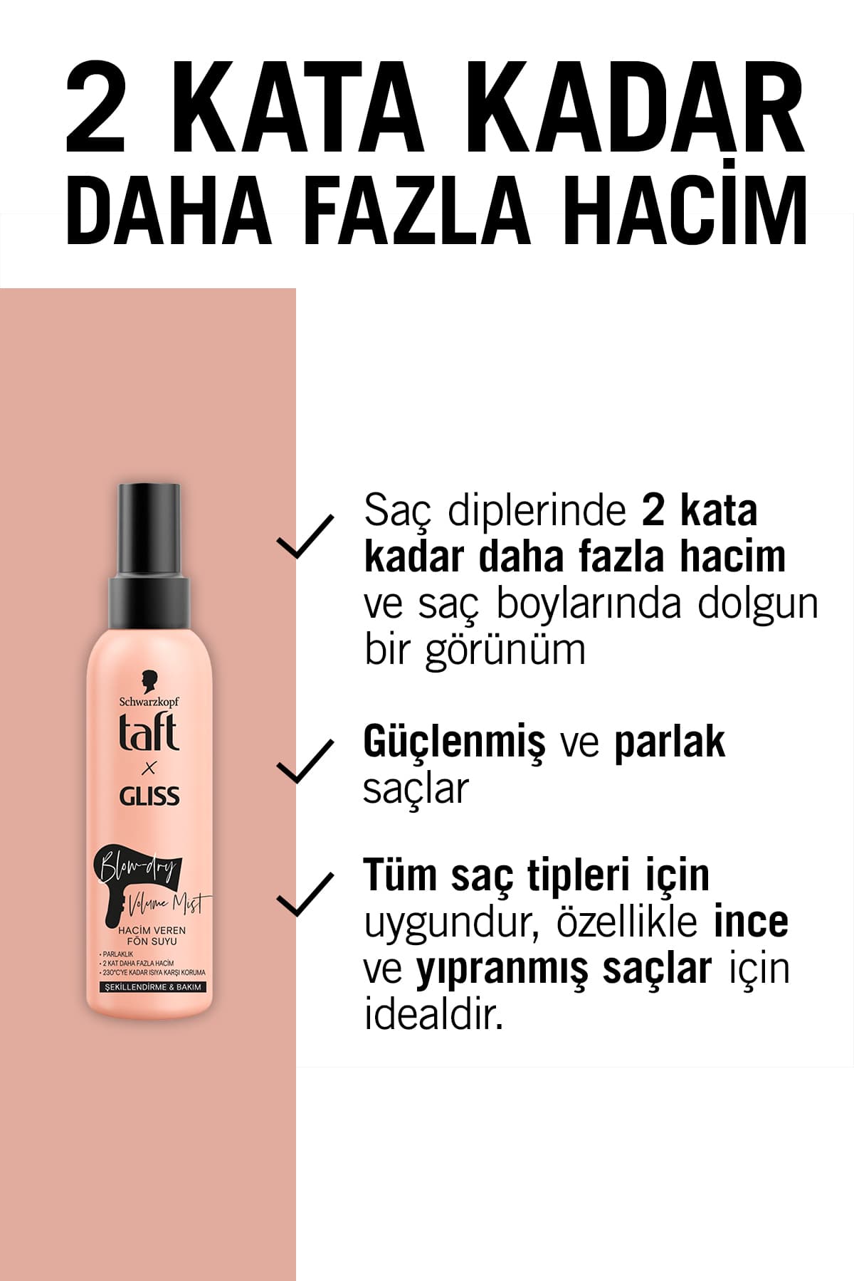 محلول حجمدهنده فون مو Taft X Gliss 150 ML محلول حجمدهنده فون مو Taft X Gliss 150 ML