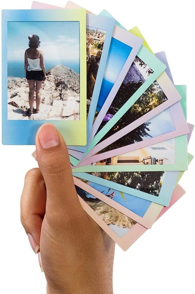 فیلم فوری Fujifilm instax mini با حاشیه ماکارون بسته 10 تایی فیلم فوری Fujifilm instax mini با حاشیه ماکارون بسته 10 تایی