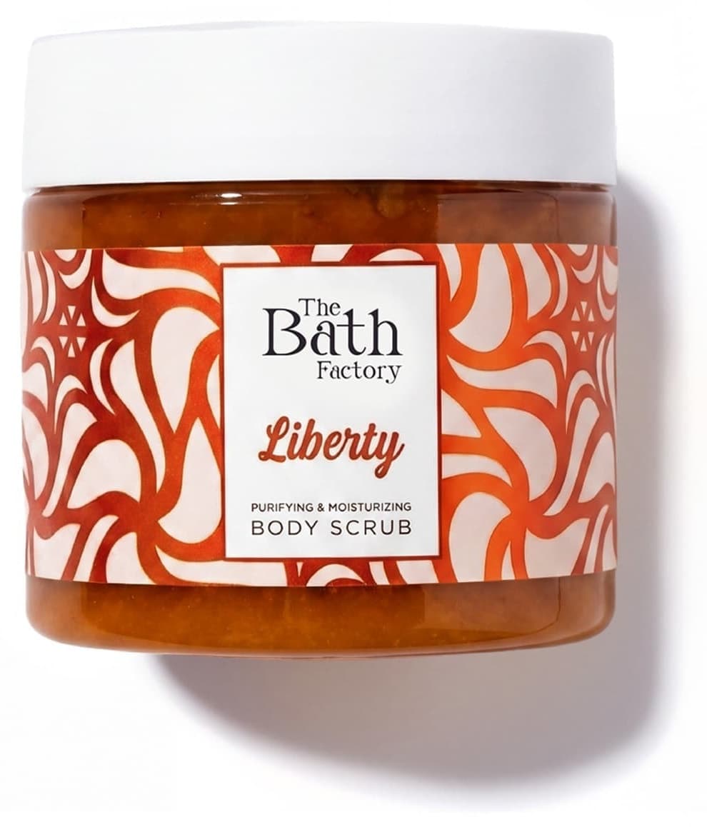 پیلینگ بدن The Bath Factory آبرسان و پاککننده Liberty 300 gr پیلینگ بدن The Bath Factory آبرسان و پاککننده Liberty 300 gr