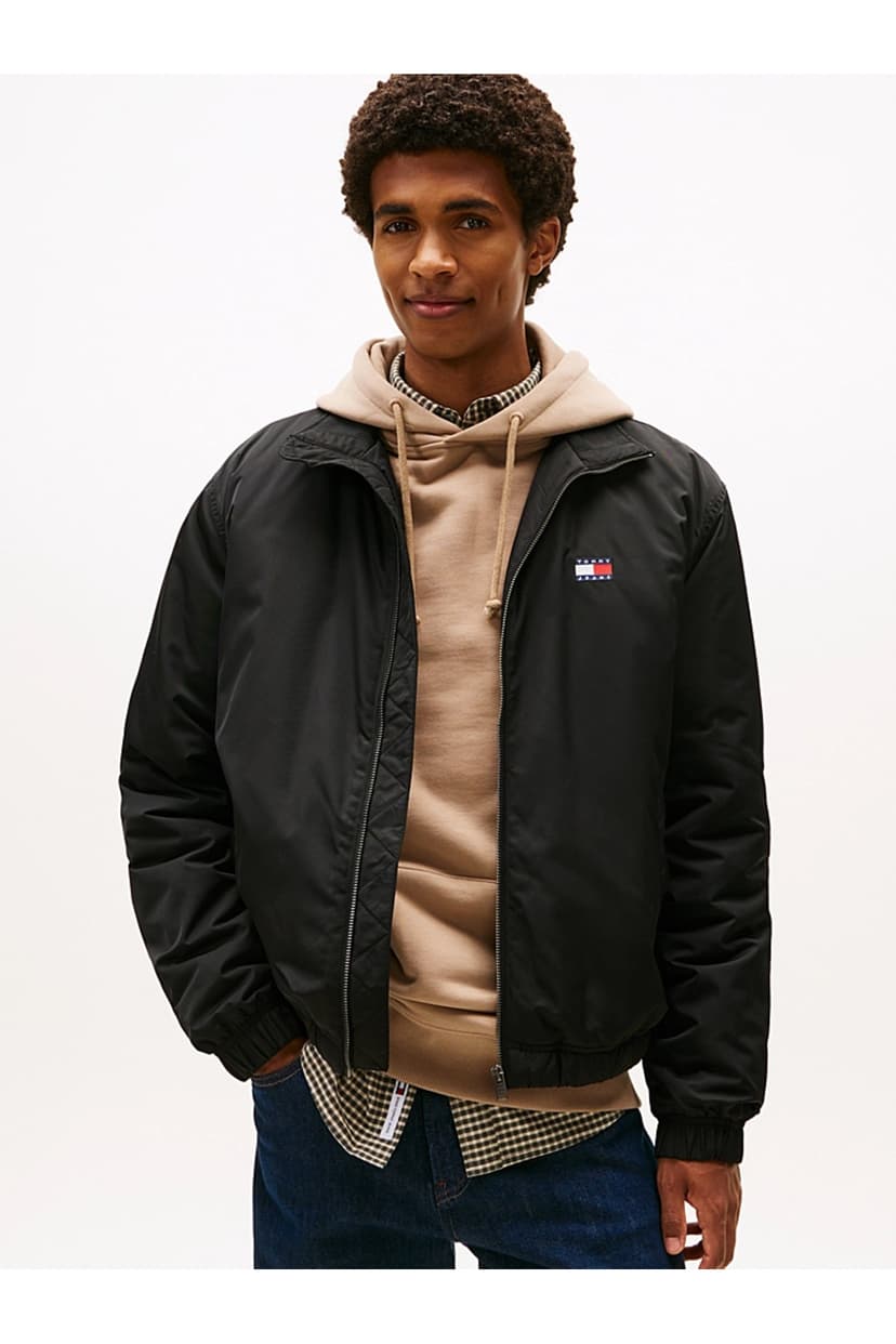 پوشاک مردانه Tommy Hilfiger یقه ایستاده لوگودار رگولار فیت پلیاستر بازیافتی روزمره پوشاک مردانه Tommy Hilfiger یقه ایستاده لوگودار رگولار فیت پلیاستر بازیافتی روزمره