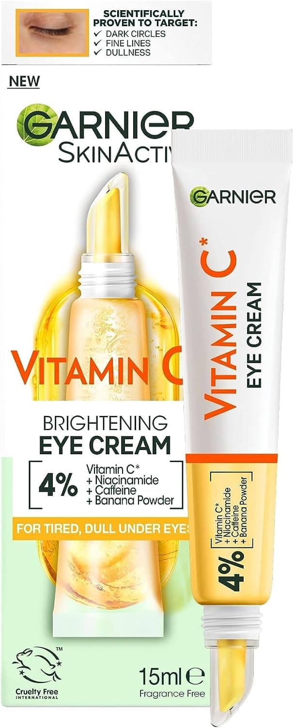 کرم دور چشم Garnier با 4% ویتامین C روشنکننده تیرگی و ضد پف 15ml کرم دور چشم Garnier با 4% ویتامین C روشنکننده تیرگی و ضد پف 15ml