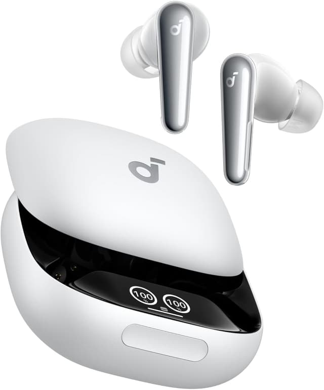 ایرفون بیسیم Soundcore Liberty 4 Pro حذف نویز فعال سفید مدل A3954 ایرفون بیسیم Soundcore Liberty 4 Pro حذف نویز فعال سفید مدل A3954