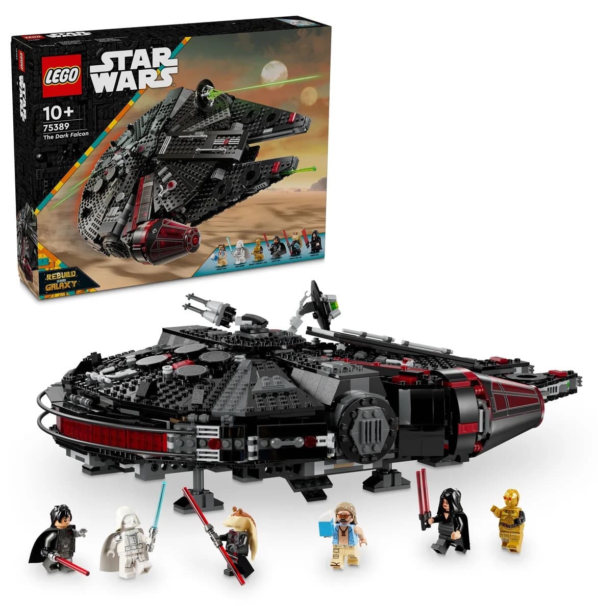 لگو Star Wars با 1579 قطعه مدل Karanlık Falcon 75389 لگو Star Wars با 1579 قطعه مدل Karanlık Falcon 75389
