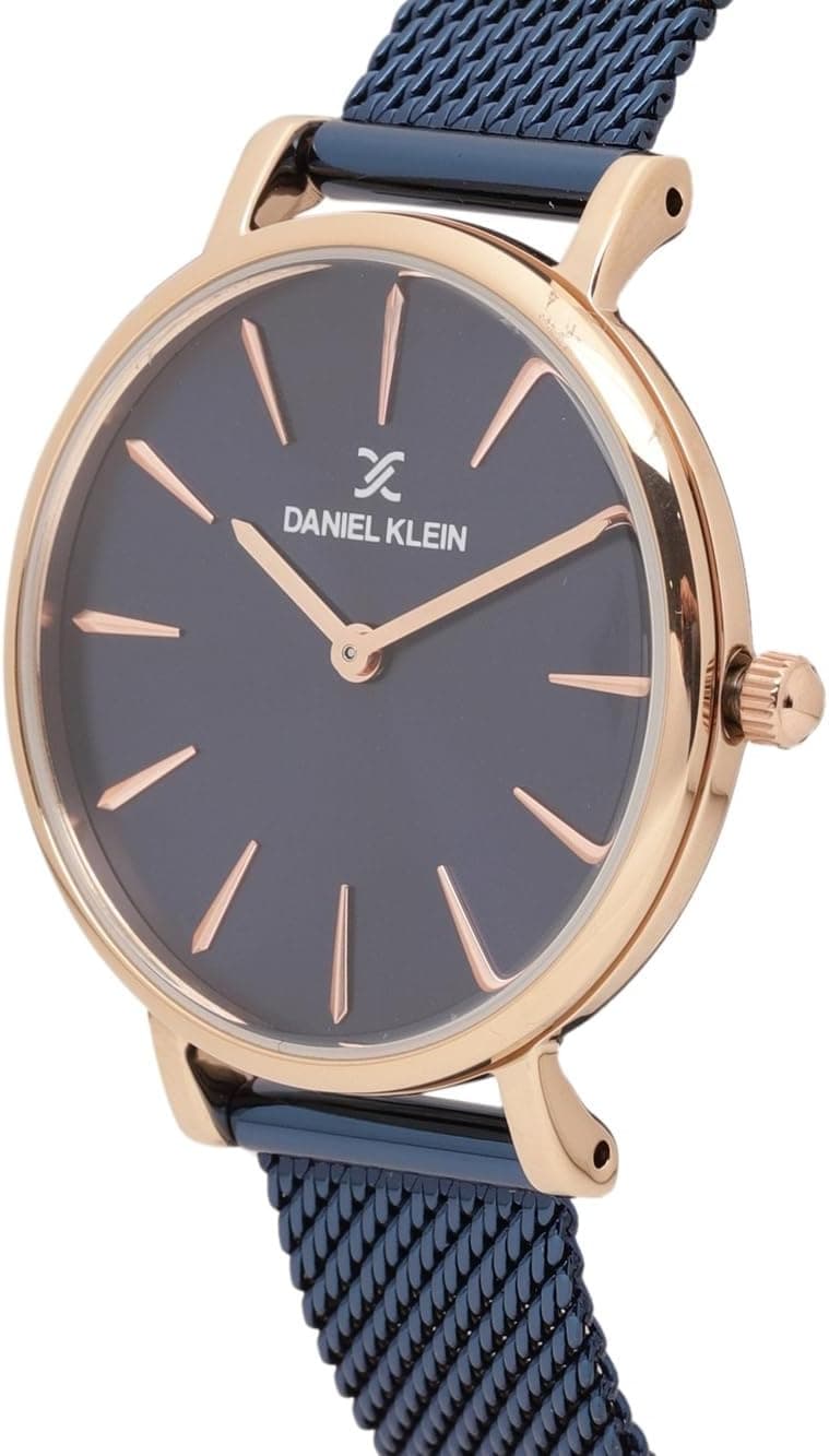 ساعت مچی آنالوگ زنانه Daniel Klein صفحه آبی بند Fiord-Ladys مدل DK11695-7 ساعت مچی آنالوگ زنانه Daniel Klein صفحه آبی بند Fiord-Ladys مدل DK11695-7