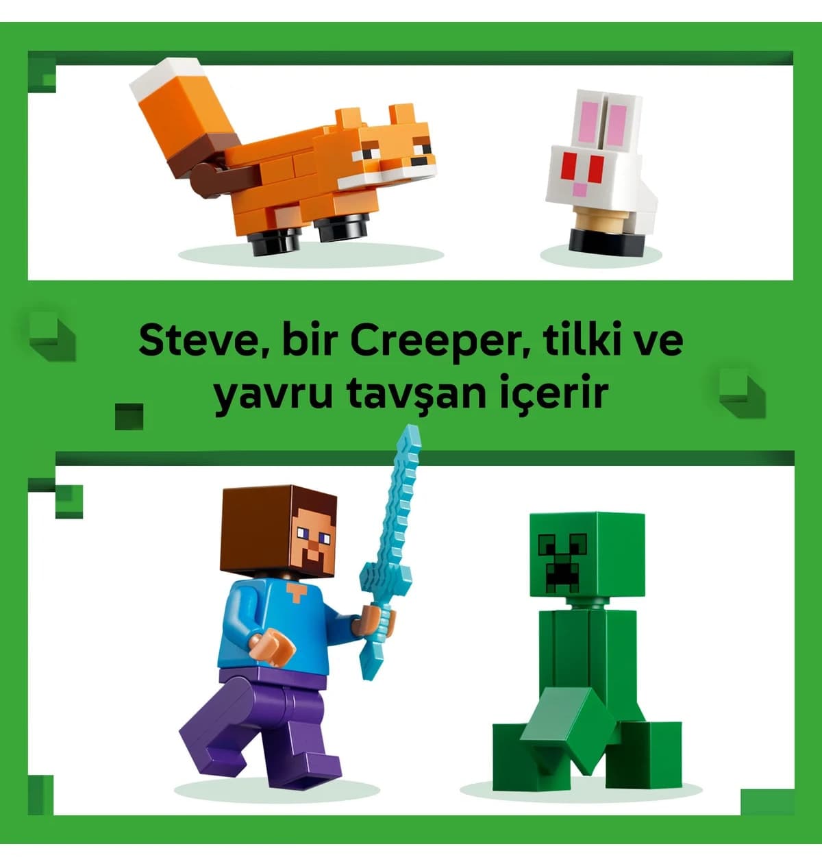 لگو Minecraft Steve ماجراجویی تایگا 79 قطعه مدل 21583 لگو Minecraft Steve ماجراجویی تایگا 79 قطعه مدل 21583