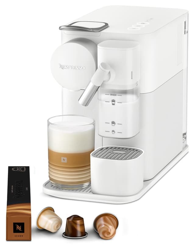 دستگاه قهوهساز Nespresso Lattissima One با سیستم شیر، سفید مدل F121 دستگاه قهوهساز Nespresso Lattissima One با سیستم شیر، سفید مدل F121