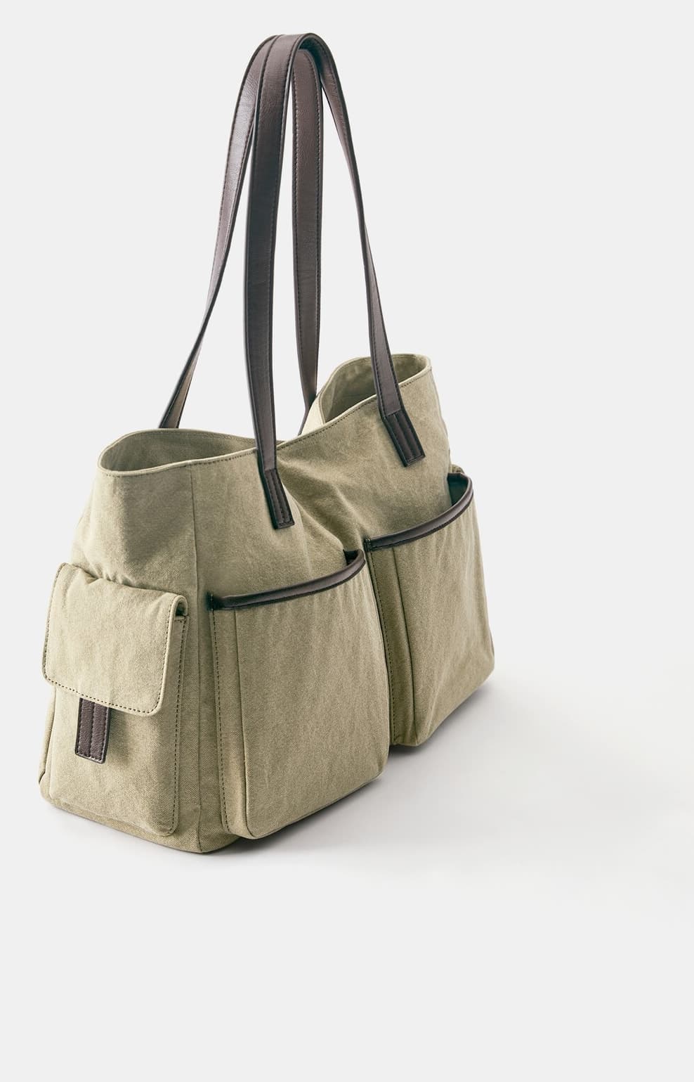 کیف شاپر زنانه Pull & Bear چندجیبی کیف شاپر زنانه Pull & Bear چندجیبی