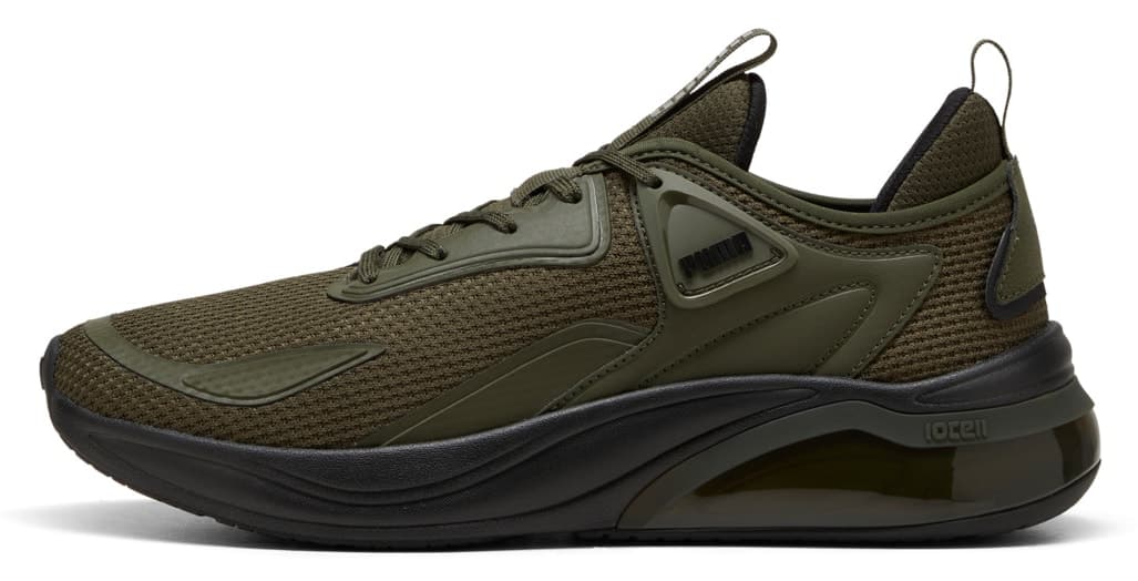 کفش زنانه Puma Cell Thrill زیتونی تیره مشکی کفش زنانه Puma Cell Thrill زیتونی تیره مشکی