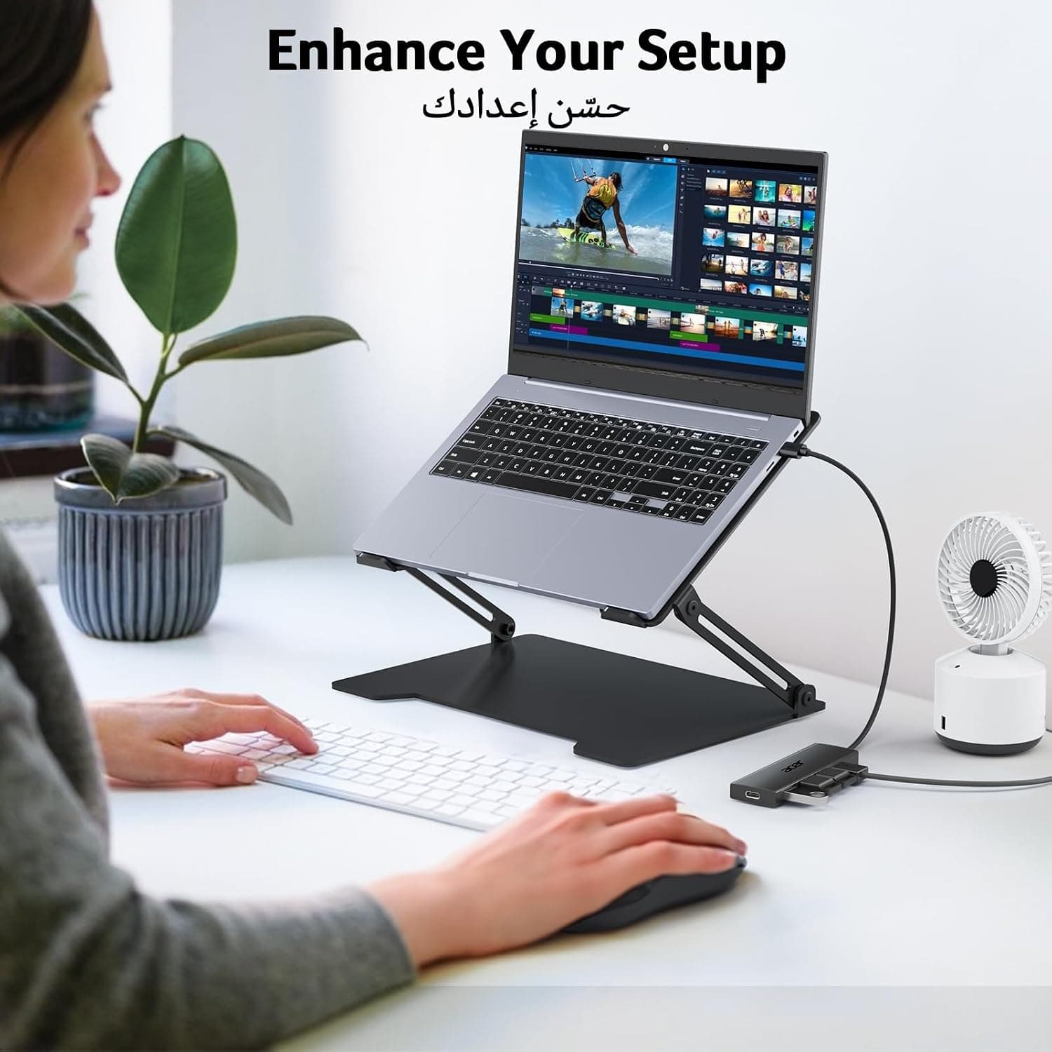 هاب USB چهارپورته Acer باریک 5Gbps با طول 60cm هاب USB چهارپورته Acer باریک 5Gbps با طول 60cm