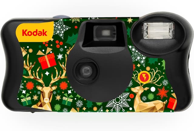 دوربین یکبارمصرف KODAK با فلاش داخلی، 39 نوردهی، فیلم رنگی 24mm ISO 800 مدل FunSaver 39 دوربین یکبارمصرف KODAK با فلاش داخلی، 39 نوردهی، فیلم رنگی 24mm ISO 800 مدل FunSaver 39