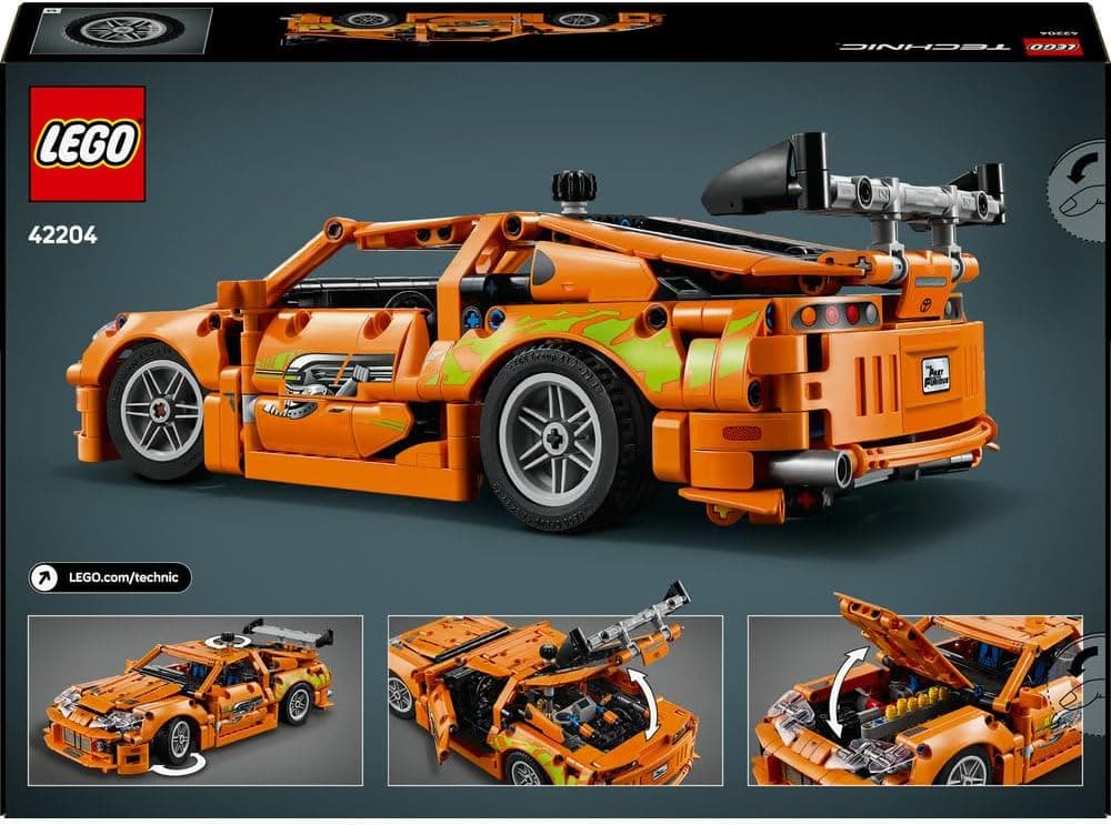 لگو Technic Fast and Furious Toyota Supra MK4 مدل 42204 لگو Technic Fast and Furious Toyota Supra MK4 مدل 42204