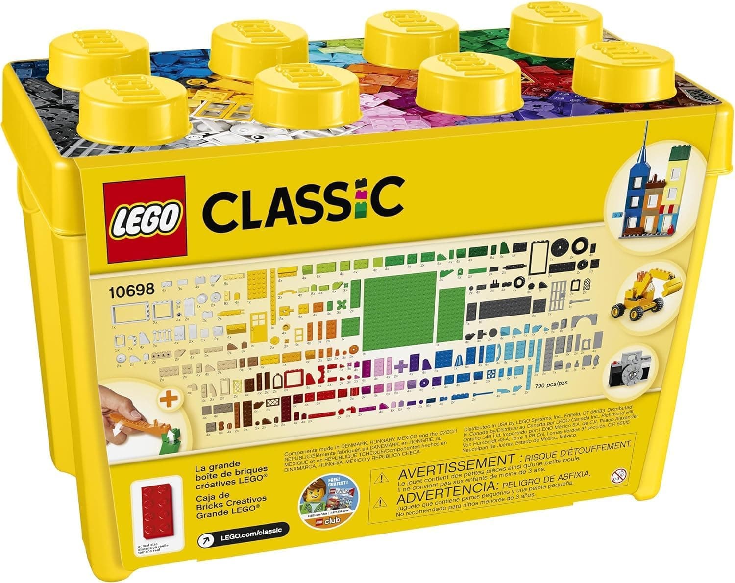 لگو Classic جعبه قطعات ساختنی بزرگ مدل 10698 لگو Classic جعبه قطعات ساختنی بزرگ مدل 10698
