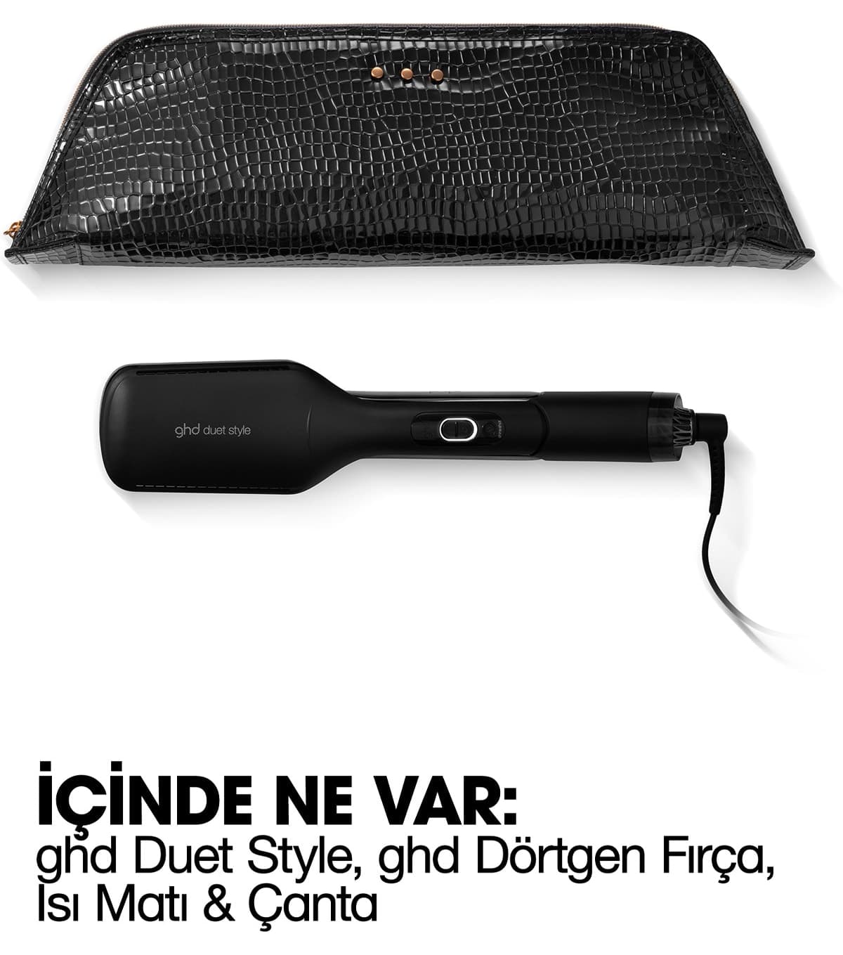 ست فرمدهنده Ghd Duet Style ۲ در ۱ با شانه و کیف ست فرمدهنده Ghd Duet Style ۲ در ۱ با شانه و کیف