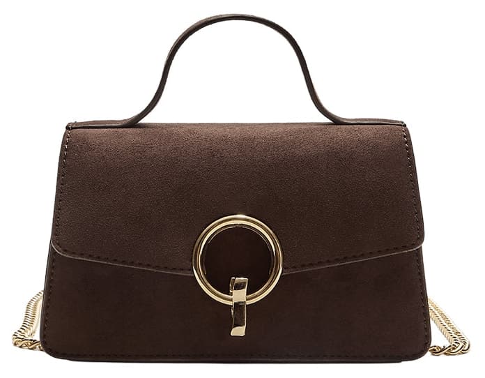کیف پستچی زنانه Stradivarius با روپوش گرد کیف پستچی زنانه Stradivarius با روپوش گرد