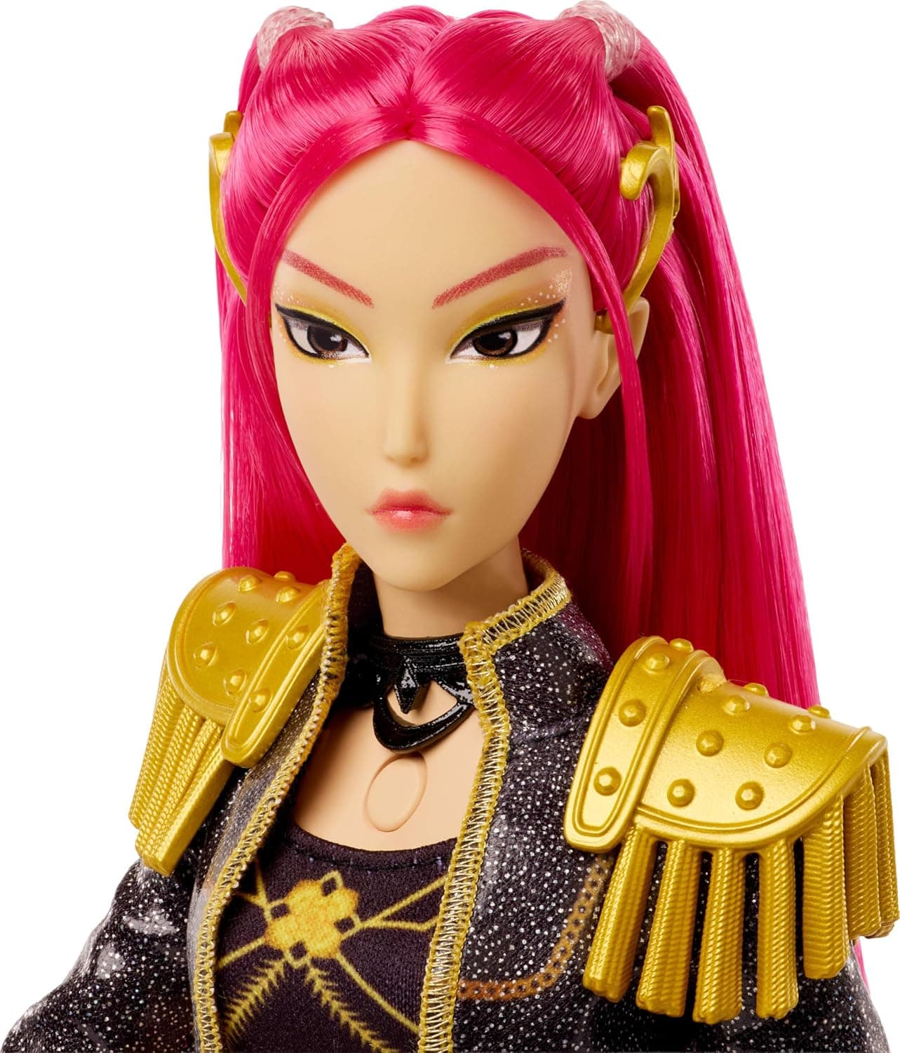 عروسک آوازخوان Mattel HUNTR/X Mira Golden با لباس مخصوص قابل تعویض و 5 مفصل متحرک مدل JRN41 عروسک آوازخوان Mattel HUNTR/X Mira Golden با لباس مخصوص قابل تعویض و 5 مفصل متحرک مدل JRN41