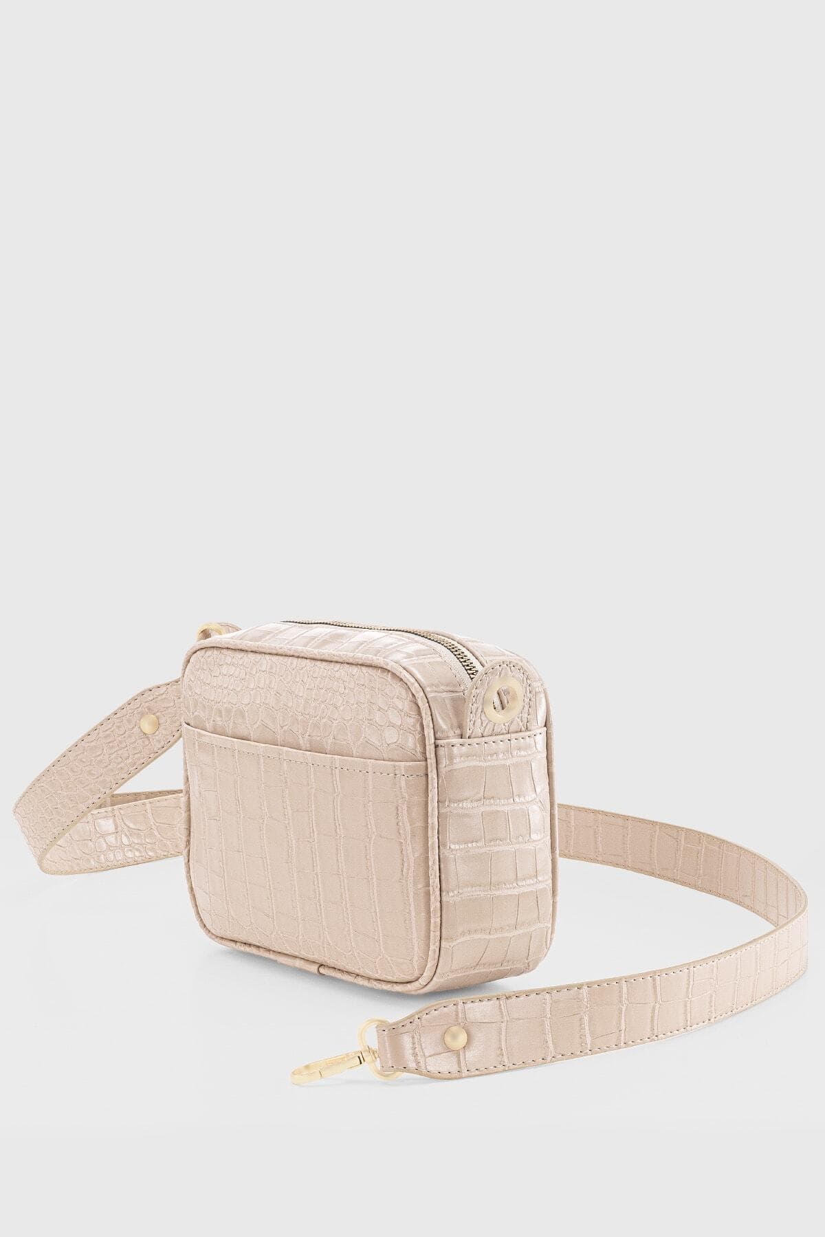 کیف رودوشی زنانه Housebags با طرح پوست تمساح کرم مدل 219 کیف رودوشی زنانه Housebags با طرح پوست تمساح کرم مدل 219
