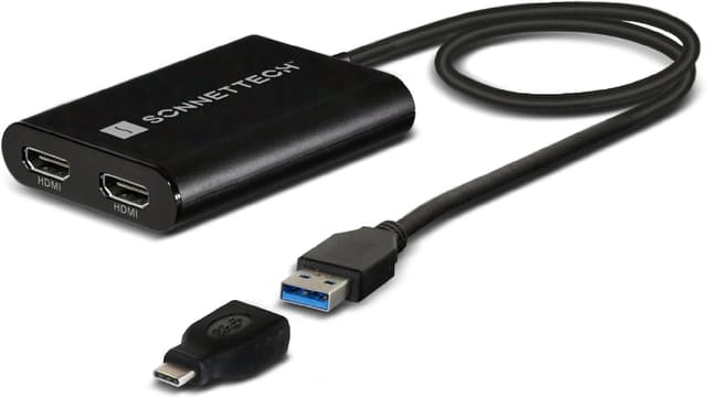 آداپتور SoNNeT دوگانه 4K HDMI 2.0 برای M1 Macs و USB3-DHDMI آداپتور SoNNeT دوگانه 4K HDMI 2.0 برای M1 Macs و USB3-DHDMI
