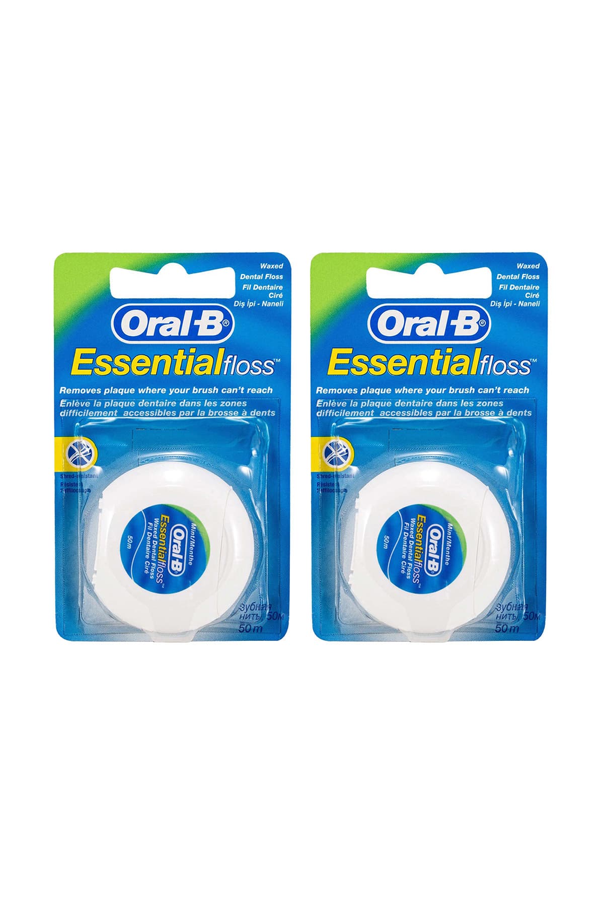 نخ دندان Oral-B Essential Floss 50M x2 عدد نخ دندان Oral-B Essential Floss 50M x2 عدد