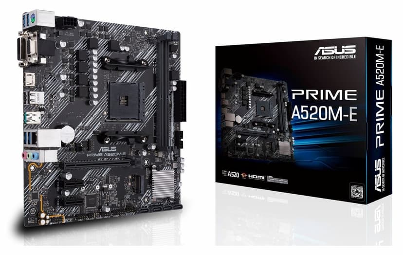 مادربرد ASUS Prime سوکت AM4 مدل A520M-E مادربرد ASUS Prime سوکت AM4 مدل A520M-E