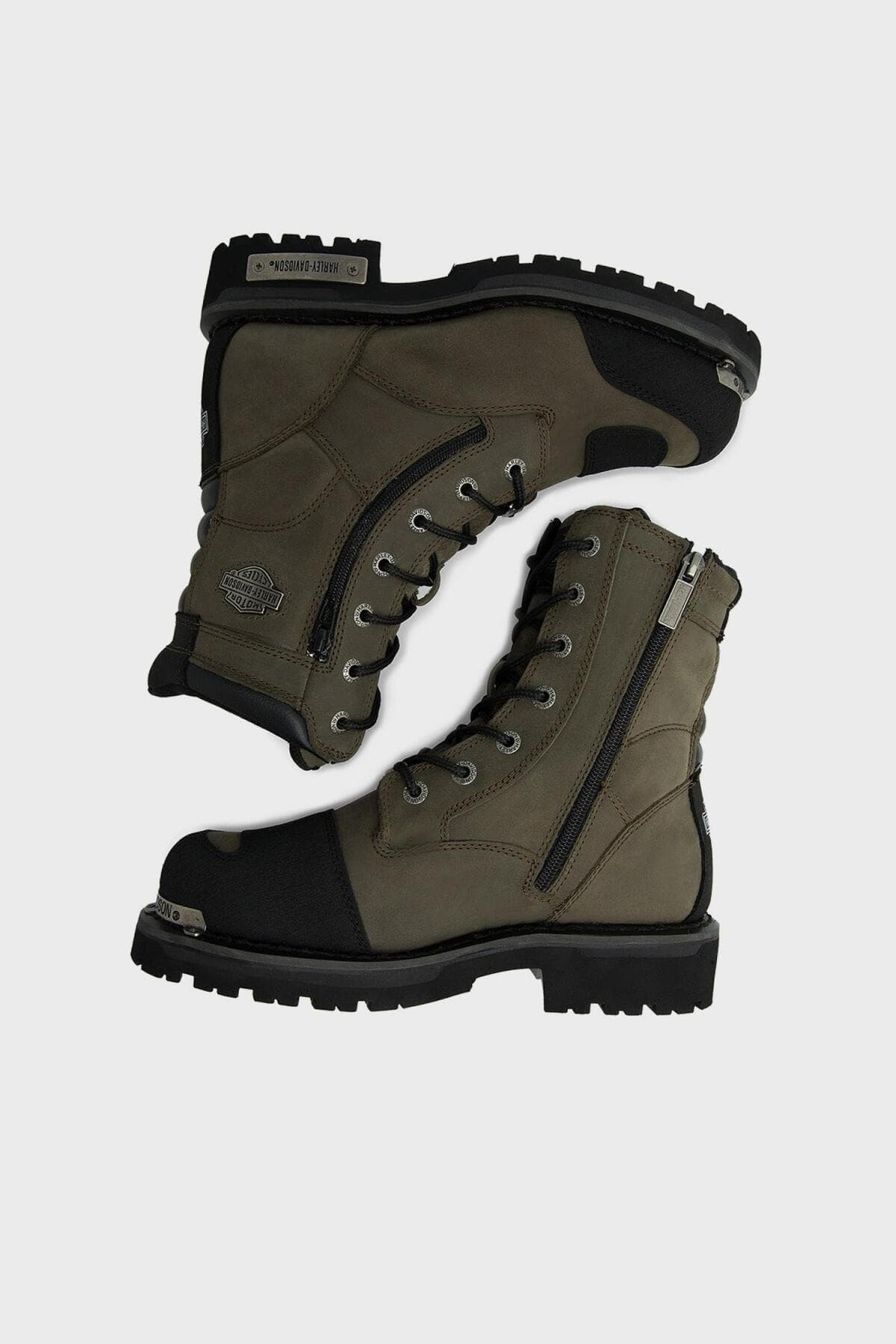 بوت مردانه Harley Davidson چرمی خاکی مدل Riddick 025m100552 بوت مردانه Harley Davidson چرمی خاکی مدل Riddick 025m100552