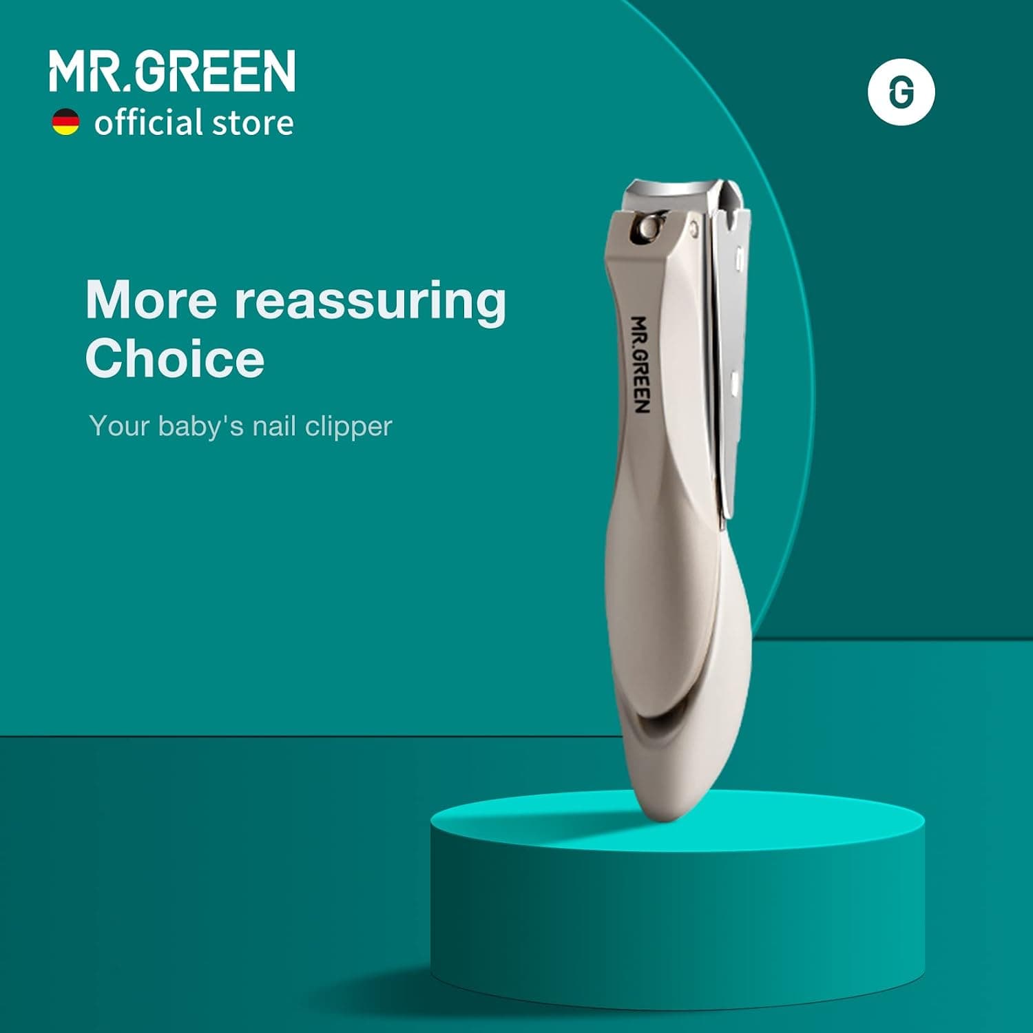 قیچی کوتاهی ناخن نوزاد MR.GREEN ایمن همراه سوهان ناخن قیچی کوتاهی ناخن نوزاد MR.GREEN ایمن همراه سوهان ناخن