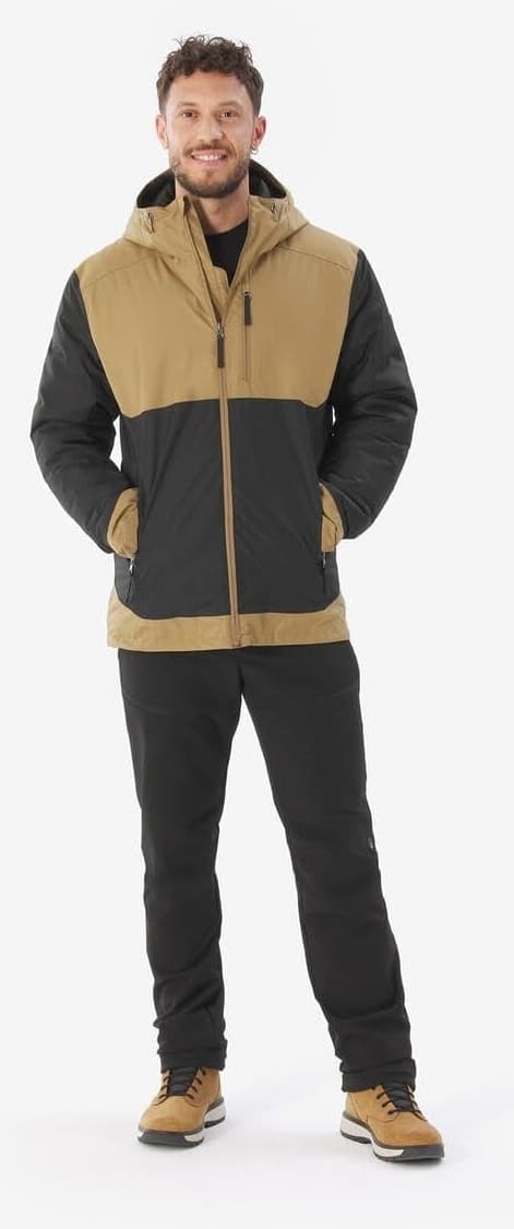 کاپشن کوهنوردی ضدآب مردانه Decathlon Quechua قهوهای مدل NH500-10 °C، سایز S کاپشن کوهنوردی ضدآب مردانه Decathlon Quechua قهوهای مدل NH500-10 °C، سایز S
