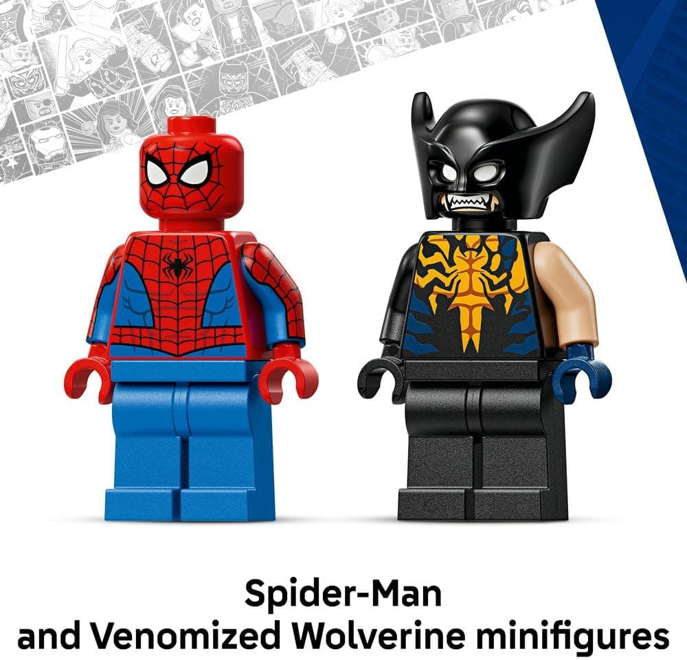 لگو Marvel ماشین Spider-Man علیه Venomized Wolverine مدل 76336 لگو Marvel ماشین Spider-Man علیه Venomized Wolverine مدل 76336