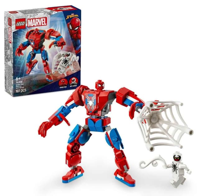 لگو 76308 Marvel ساختنی ربات مرد عنکبوتی مناسب ۶ سال به بالا در برابر Anti-Venom لگو 76308 Marvel ساختنی ربات مرد عنکبوتی مناسب ۶ سال به بالا در برابر Anti-Venom